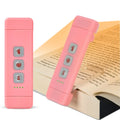 Clip-On Bookmark Book Light with Timer USB Rechargeable Reading Light Mini Led Read Light Portable Bedside Desk Light Read Lamp
