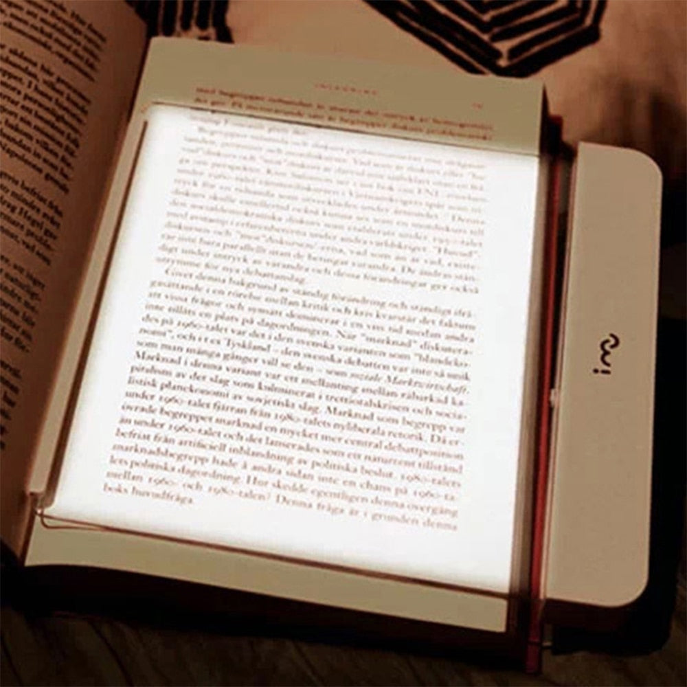 Dimmable LED Panel Book Reading Lamp Eye Protection Learning Book Lamp Acrylic Resin for Night Reading